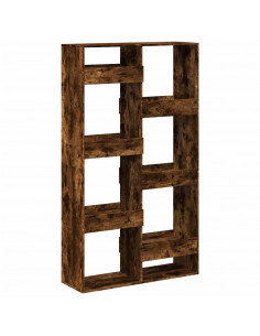 Libreria Rovere Fumo 100x33x175 cm in Legno Multistrato