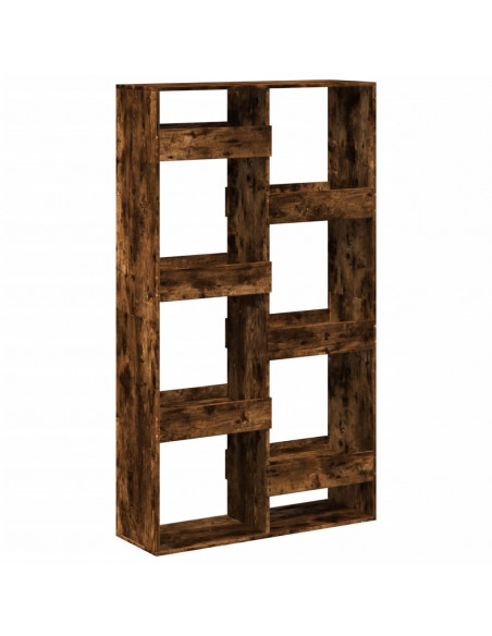 Libreria Rovere Fumo 100x33x175 cm in Legno Multistrato