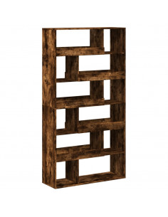 Libreria Rovere Fumo 100x33x187,5 cm in Truciolato