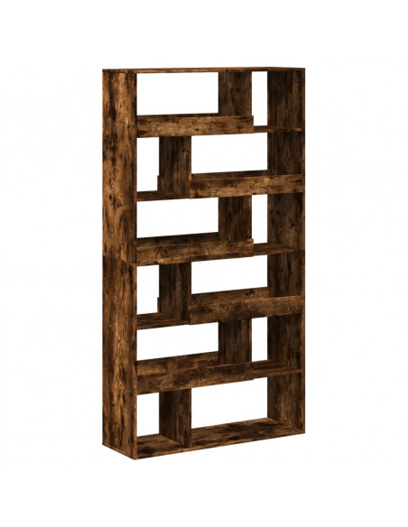 Libreria Rovere Fumo 100x33x187,5 cm in Truciolato