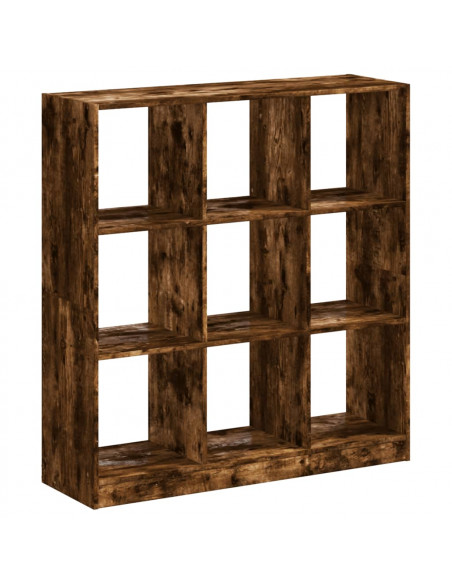 Libreria Rovere Fumo 102x32x108 cm in Legno Multistrato