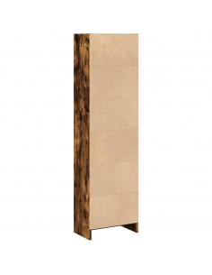 Libreria Rovere Fumo 40x24x143 cm in Truciolato