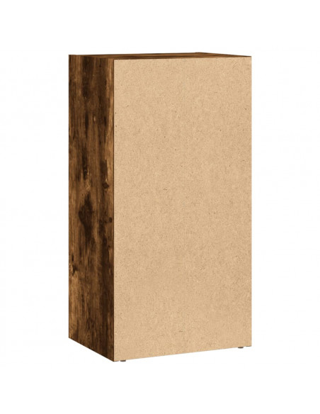 Libreria Rovere Fumo 40x30x77 cm in Legno Multistrato