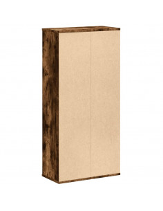 Libreria Rovere Fumo 50x25x105 cm in Legno Multistrato