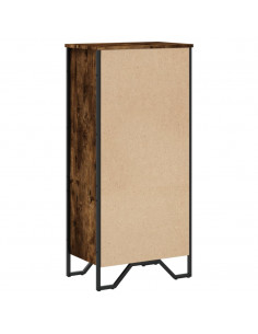 Libreria Rovere Fumo 50x31x106 cm in Legno Multistrato