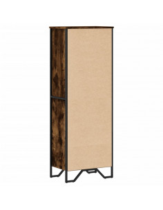 Libreria Rovere Fumo 50x31x137,5 cm in Truciolato