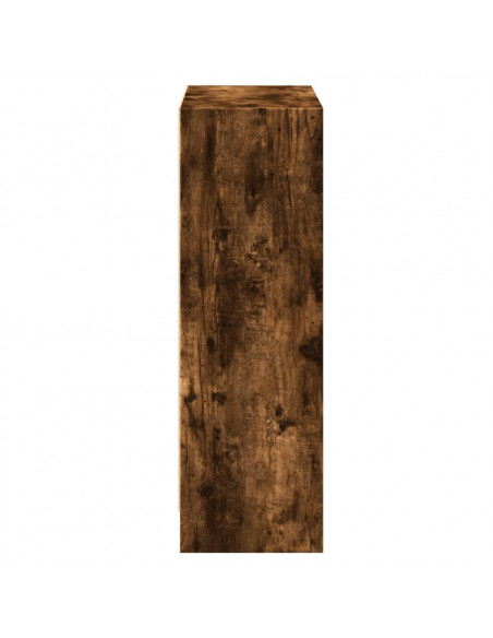 Libreria Rovere Fumo 60x24x76 cm in Legno Multistrato