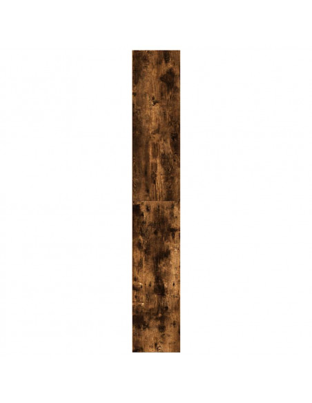 Libreria Rovere Fumo 80x30x189 cm in Legno Multistrato