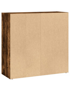 Libreria Rovere Fumo 80x30x77 cm in Legno Multistrato