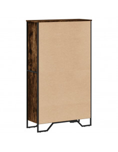 Libreria Rovere Fumo 80x31x137,5 cm in Truciolato