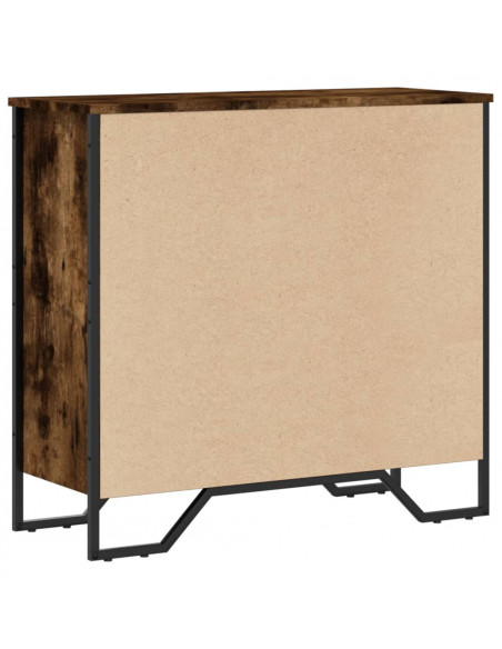 Libreria Rovere Fumo 80x31x74,5 cm in Truciolato