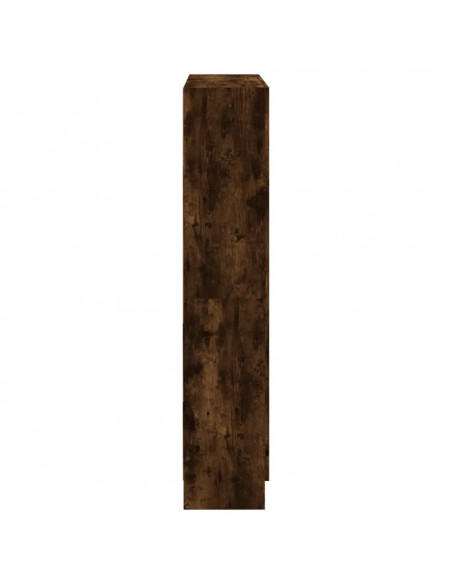 Libreria Rovere Fumo 82,5x30,5x150 cm in Legno Multistrato