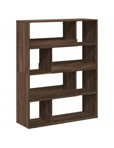 Libreria Rovere Marrone 100x33x125,5 cm in Legno Multistrato