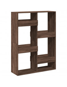 Libreria Rovere Marrone 100x33x135 cm in Legno Multistrato