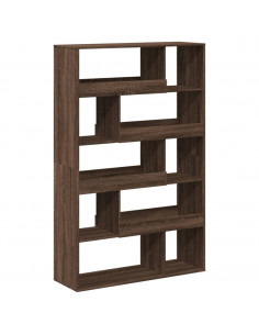 Libreria Rovere Marrone 100x33x156,5 cm in Truciolato