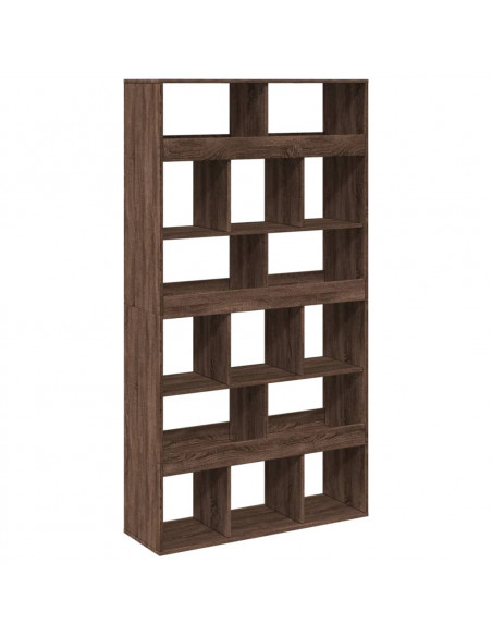 Libreria Rovere Marrone 100x33x187,5 cm in Truciolato