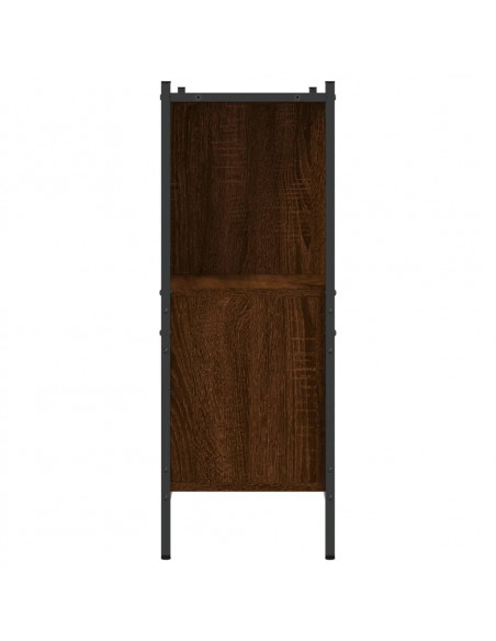 Libreria Rovere Marrone 102x28x77,5 cm in Legno Multistrato