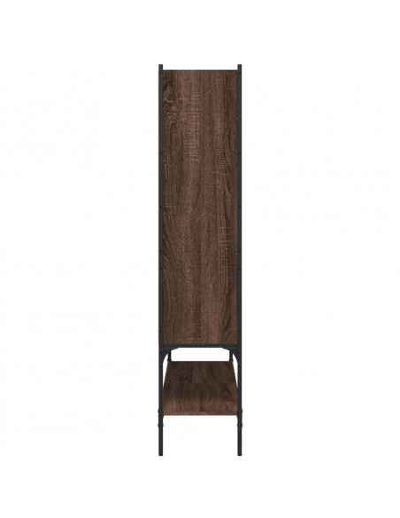 Libreria Rovere Marrone 102x30x141,5 cm in Legno Multistrato