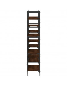 Libreria Rovere Marrone 160x28,5x136,5 cm in Legno Multistrato