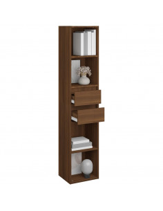 Libreria Rovere Marrone 36x30x171 cm in Legno Multistrato