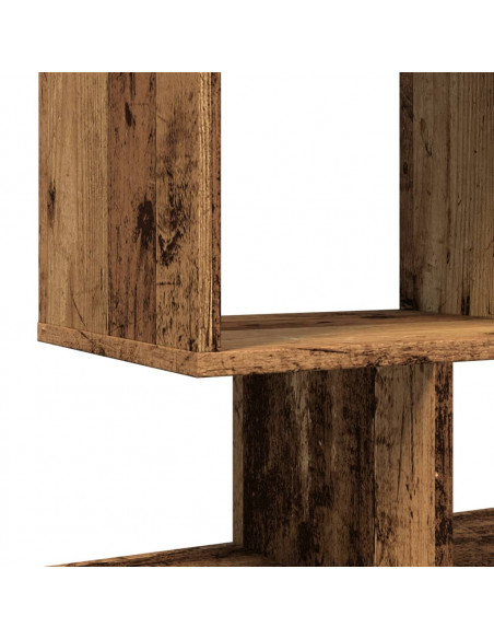 Libreria Divisorio Legno Antico 92x29x112 cm in Truciolato