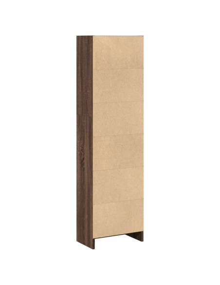 Libreria Rovere Marrone 40x24x143 cm in Legno Multistrato
