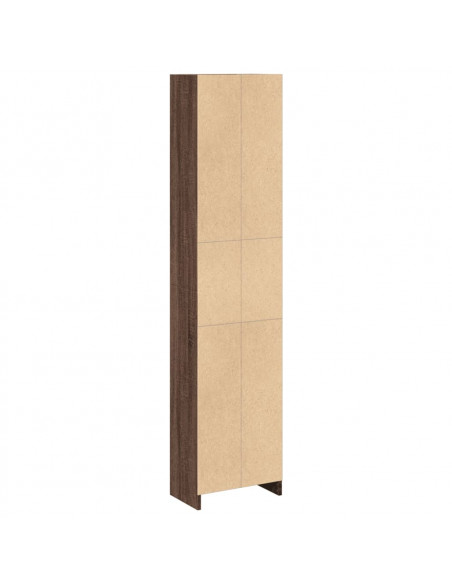 Libreria Rovere Marrone 40x24x176 cm in Legno Multistrato