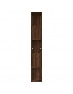Libreria Rovere Marrone 45x24x160 cm in Legno Multistrato