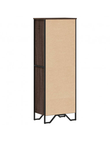 Libreria Rovere Marrone 50x31x137,5 cm in Truciolato