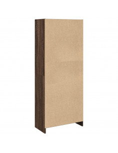 Libreria Rovere Marrone 57x28,5x141 cm in Legno Multistrato