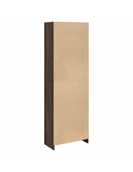 Libreria Rovere Marrone 57x28,5x174 cm in Legno Multistrato