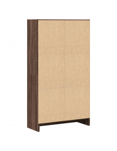 Libreria Rovere Marrone 60x24x109 cm in Legno Multistrato