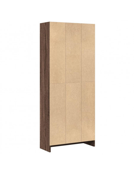 Libreria Rovere Marrone 60x24x143 cm in Legno Multistrato