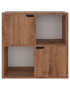 Libreria Rovere Marrone 60x27,5x59,5 cm in Legno Truciolato