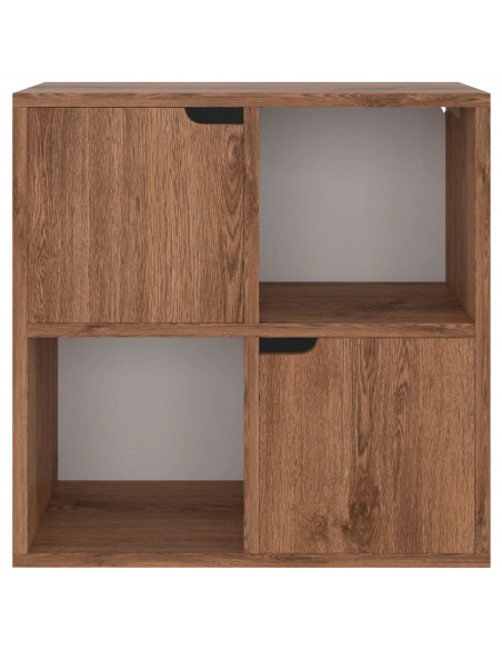 Libreria Rovere Marrone 60x27,5x59,5 cm in Legno Truciolato
