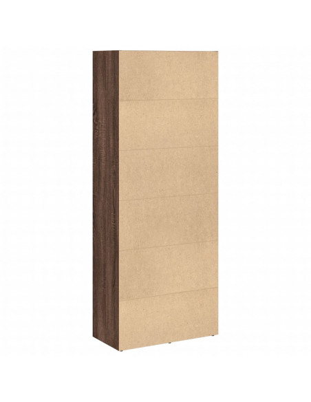 Libreria Rovere Marrone 60x30x152 cm in Legno Multistrato