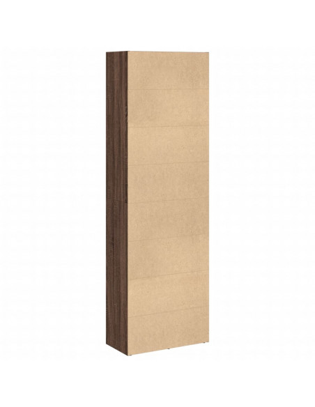 Libreria Rovere Marrone 60x30x189 cm in Legno Multistrato