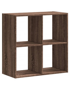 Libreria Rovere Marrone 68,5x32x68,5 cm in Legno Multistrato