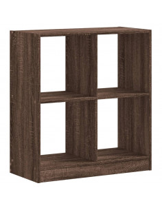 Libreria Rovere Marrone 68,5x32x75 cm in Legno Multistrato