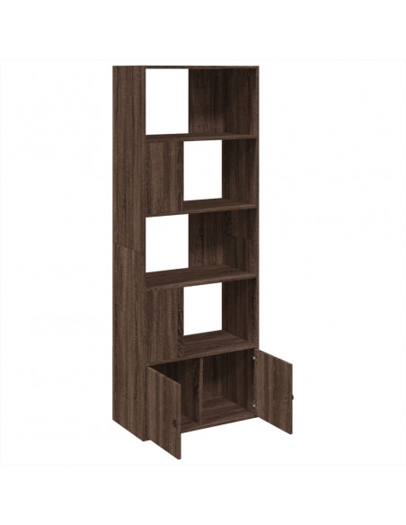 Libreria Rovere Marrone 70x36x189 cm in Legno Multistrato