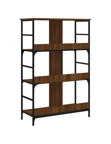 Libreria Rovere Marrone 78,5x33x117,5 cm in Legno Multistrato