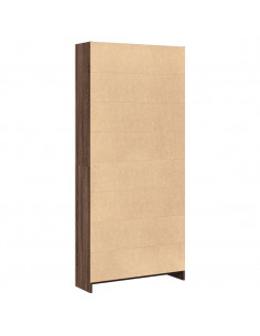 Libreria Rovere Marrone 80x24x176 cm in Legno Multistrato