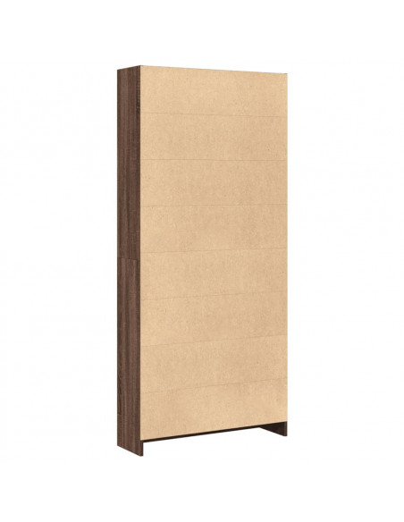 Libreria Rovere Marrone 80x24x176 cm in Legno Multistrato