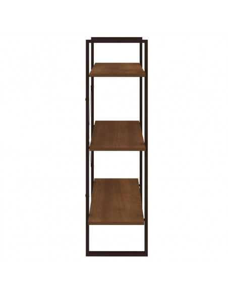 Libreria Rovere Marrone 80x30x105 cm in Legno Multistrato