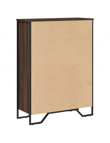 Libreria Rovere Marrone 80x31x106 cm in Legno Multistrato