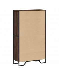 Libreria Rovere Marrone 80x31x137,5 cm in Legno Multistrato