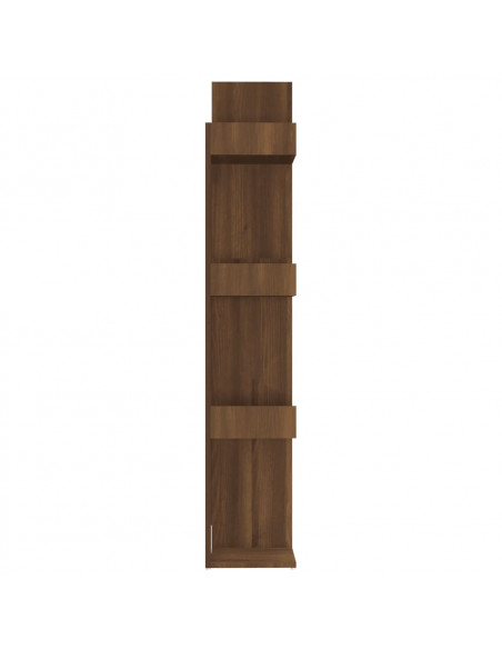 Libreria Rovere Marrone 86x25,5x140 cm in Legno Multistrato