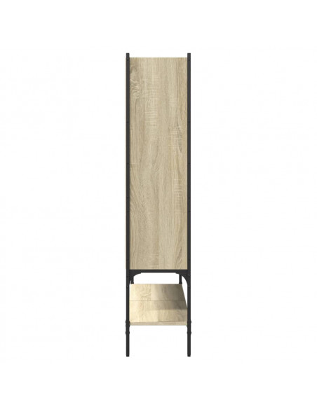 Libreria Rovere Sonoma 102x30x141,5 cm in Legno Multistrato