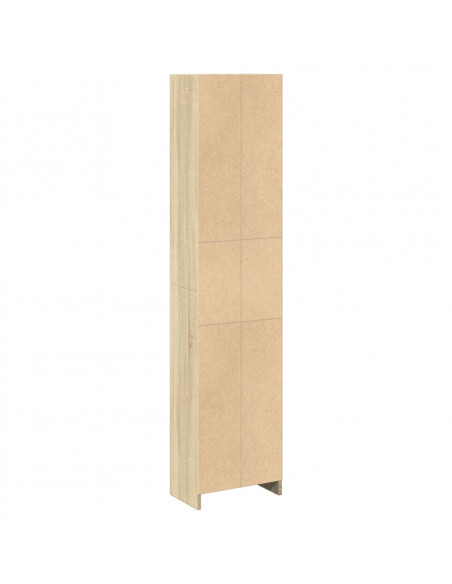 Libreria Rovere Sonoma 40x24x176 cm in Legno Multistrato