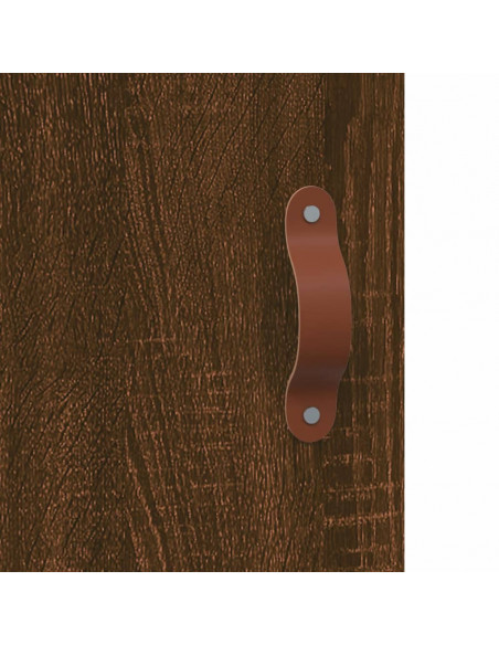 Mobile a Parete Rovere Marrone 69,5x34x90 cm